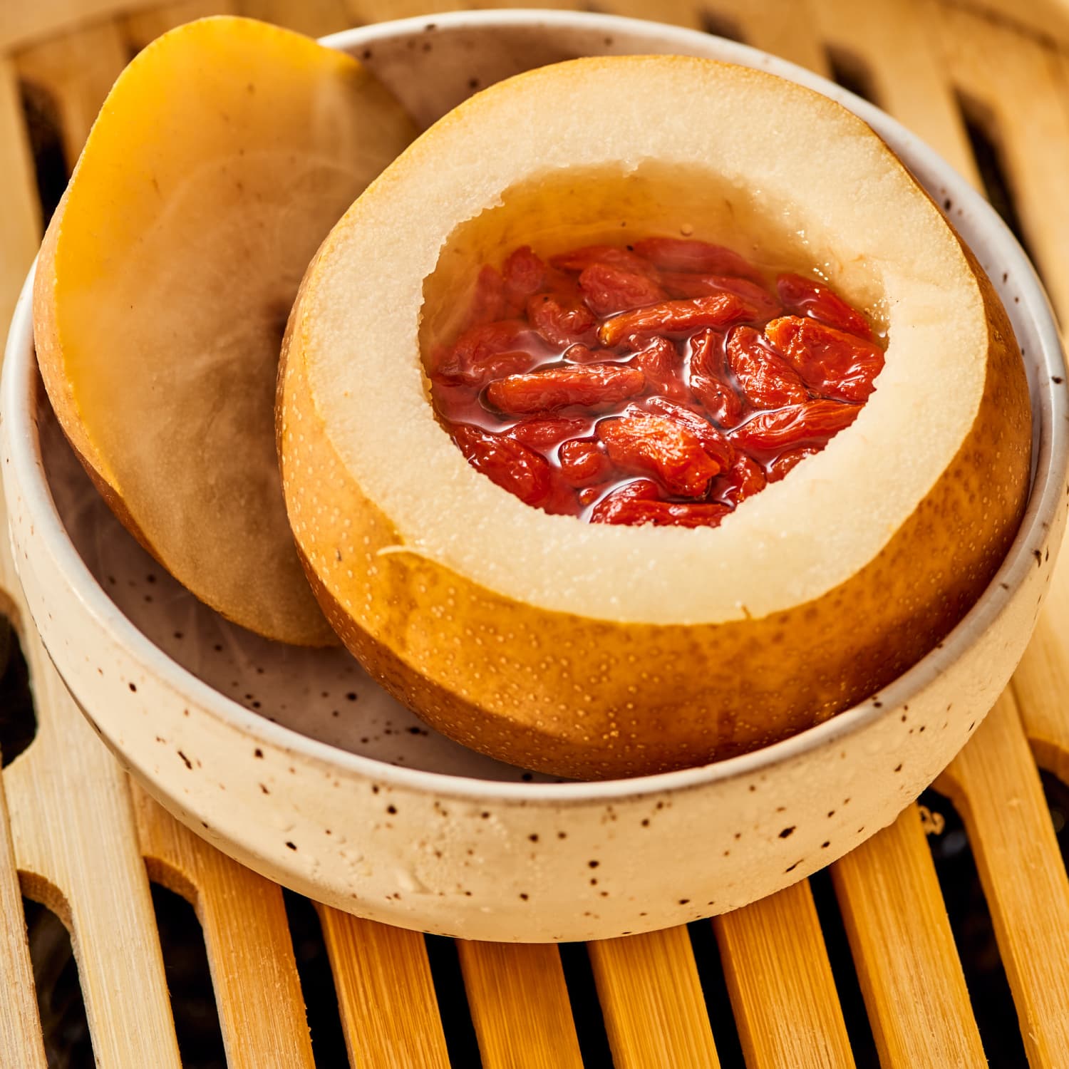 Steamed Asian Pear