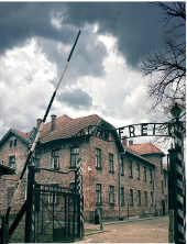**Image of the Auschwitz entrance today**