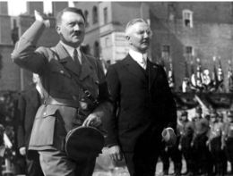 **Hitler and Schacht in Berlin, 1934**