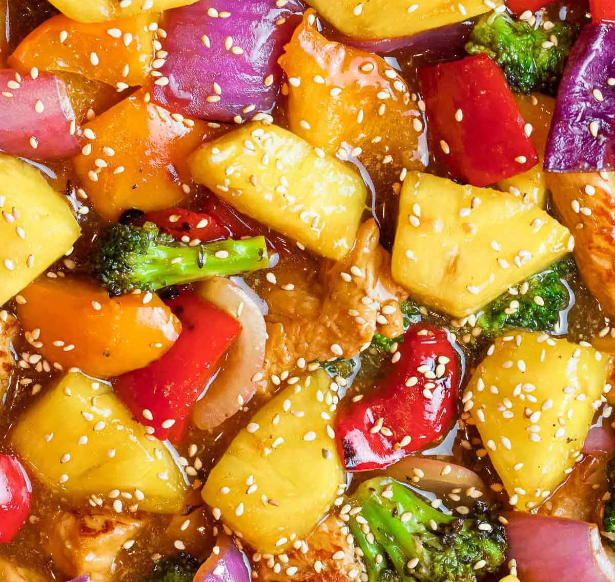 Stir-Fried Pineapple