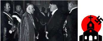 **Meeting of a Vatican ambassador and Adolf Hitler**