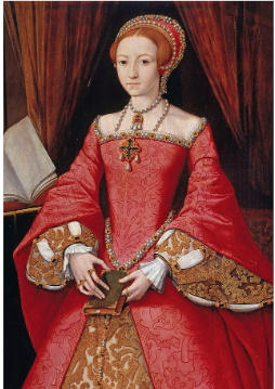 **An early portrait of Elizabeth I, c.1546**