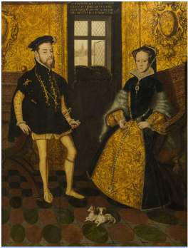 **Portrait of Queen Mary & Philip II of Spain**