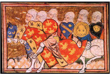 **Depiction of Saladin's troops**