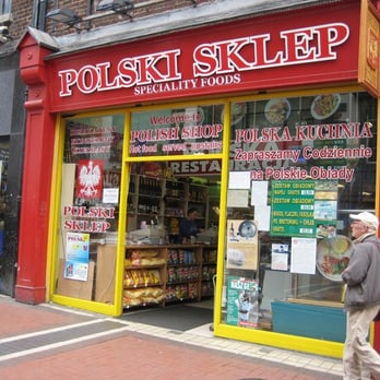 Polish shops are a common sight around Ireland 