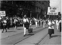 **Image showing protests from the Ruhr at the 1923 Munich Gymnastics Festival**