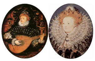 **Portrait miniatures of Elizabeth I attributed to Hilliard**