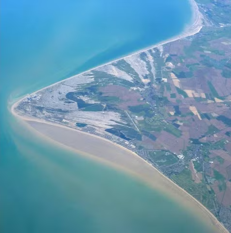 A cuspate foreland
