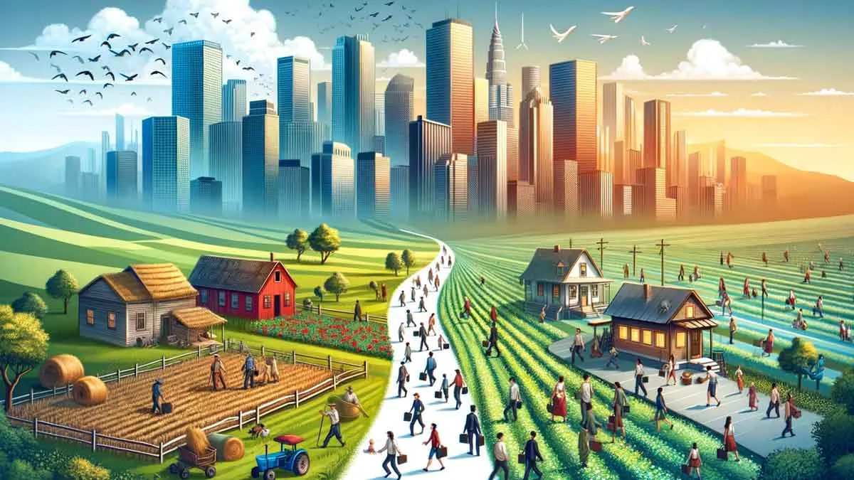                                                                       Rural-urban migration
