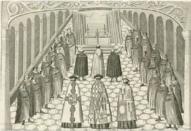 **A depiction of the state opening of parliament**