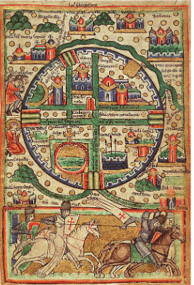 **Plan of Jerusalem, 1200**