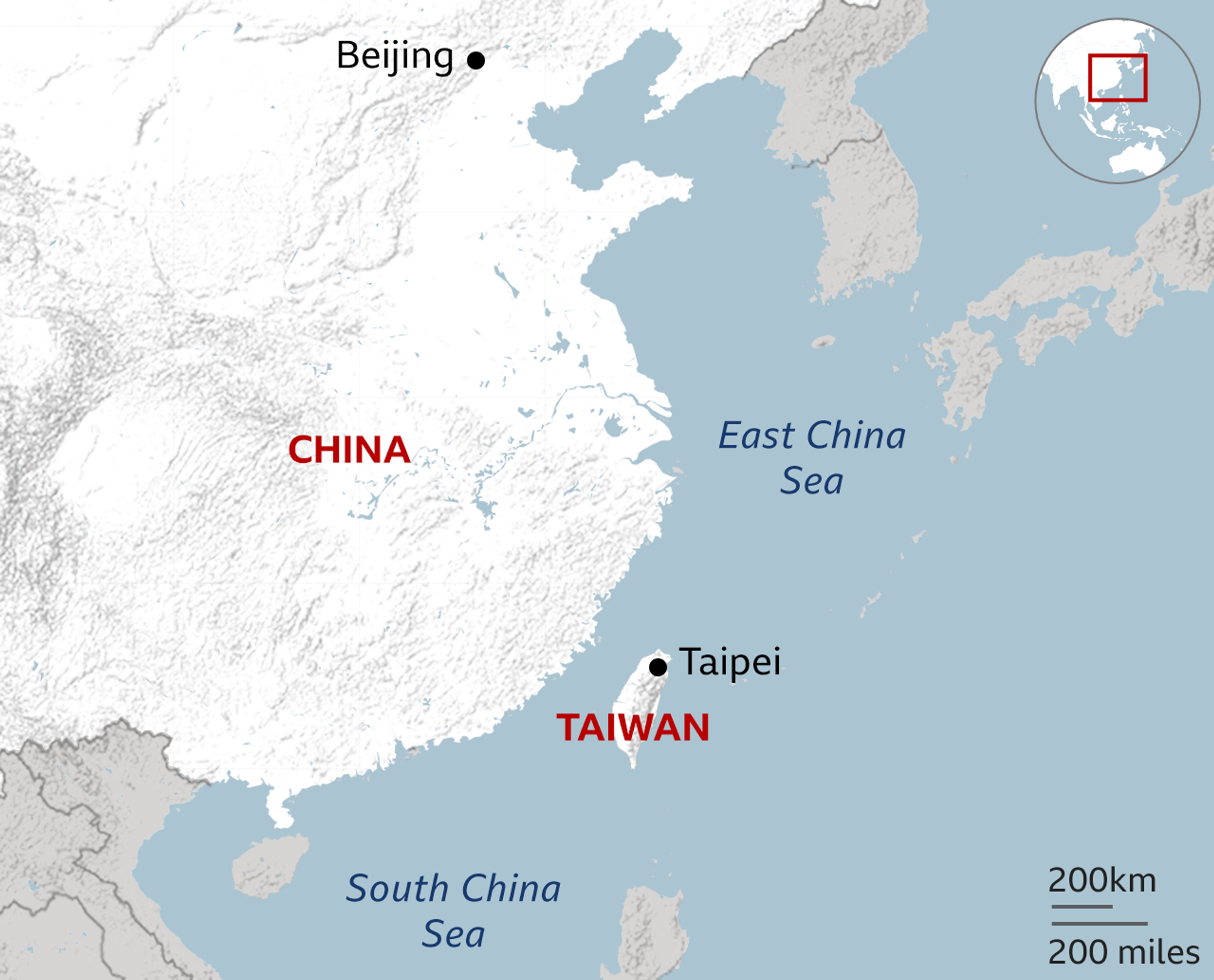                                                                              China-Taiwan tensions