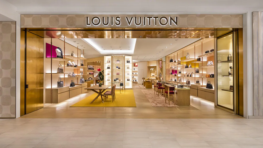 Paris is famous for designer goods like Louis Vuitton 