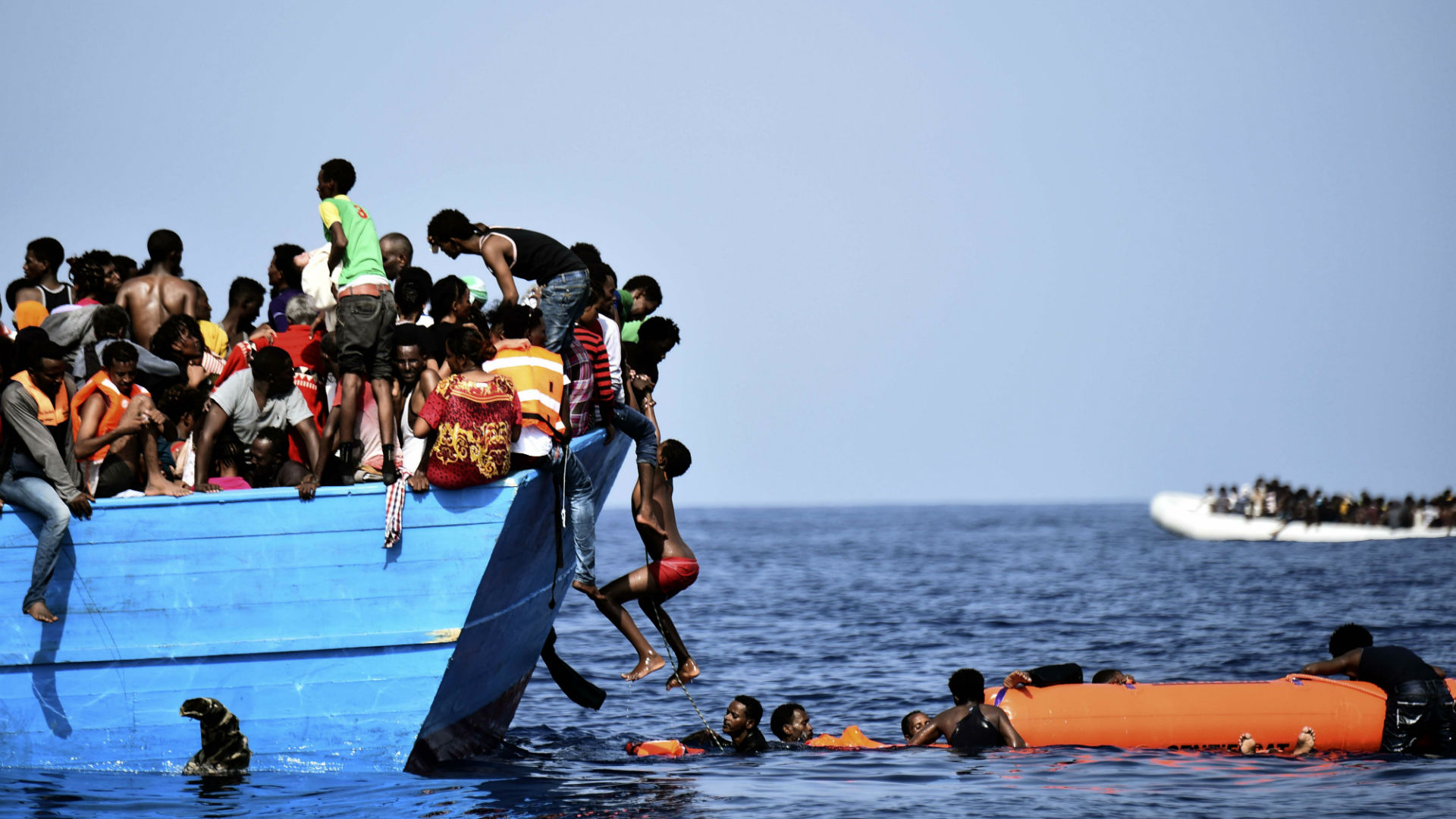                                                      Migrants Crossing the Mediterranean