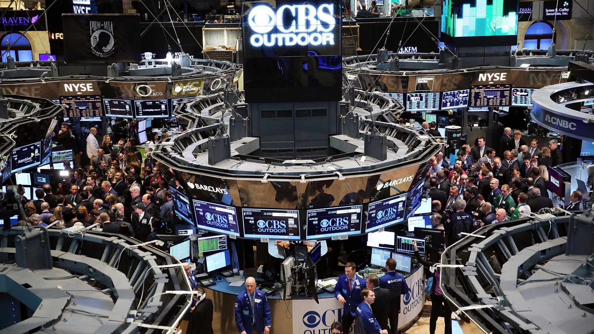 The New York Stock Exchange. Business and the Economy are linked to and effect each other. 