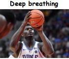 A basketball player