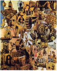 **Hannah Hoch - Cut with the Kitchen Knife Through the First Epoch of the Weimar Beer-Belly Culture, 1919.**