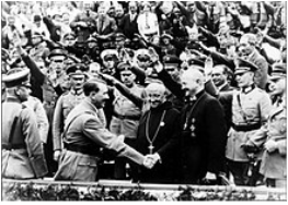 **Hitler with Catholic dignitaries in the 1930s**