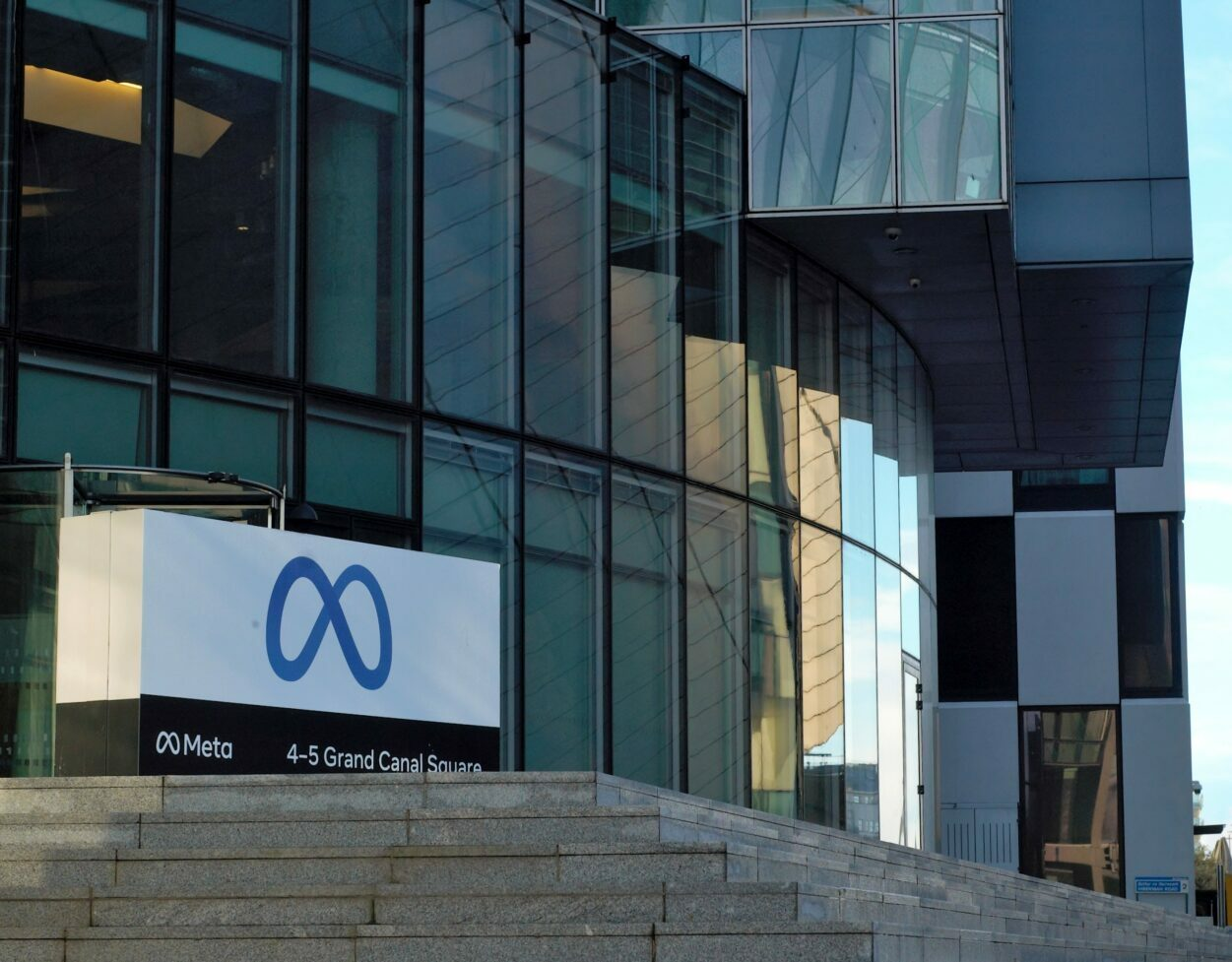Meta (Owner of Facebook and Instagram) headquarters in Dublin 