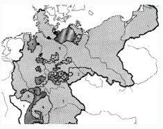 Map Showing the Länder, 1871
