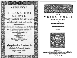 **John Lily's work**        **Thomas Nashe's work**