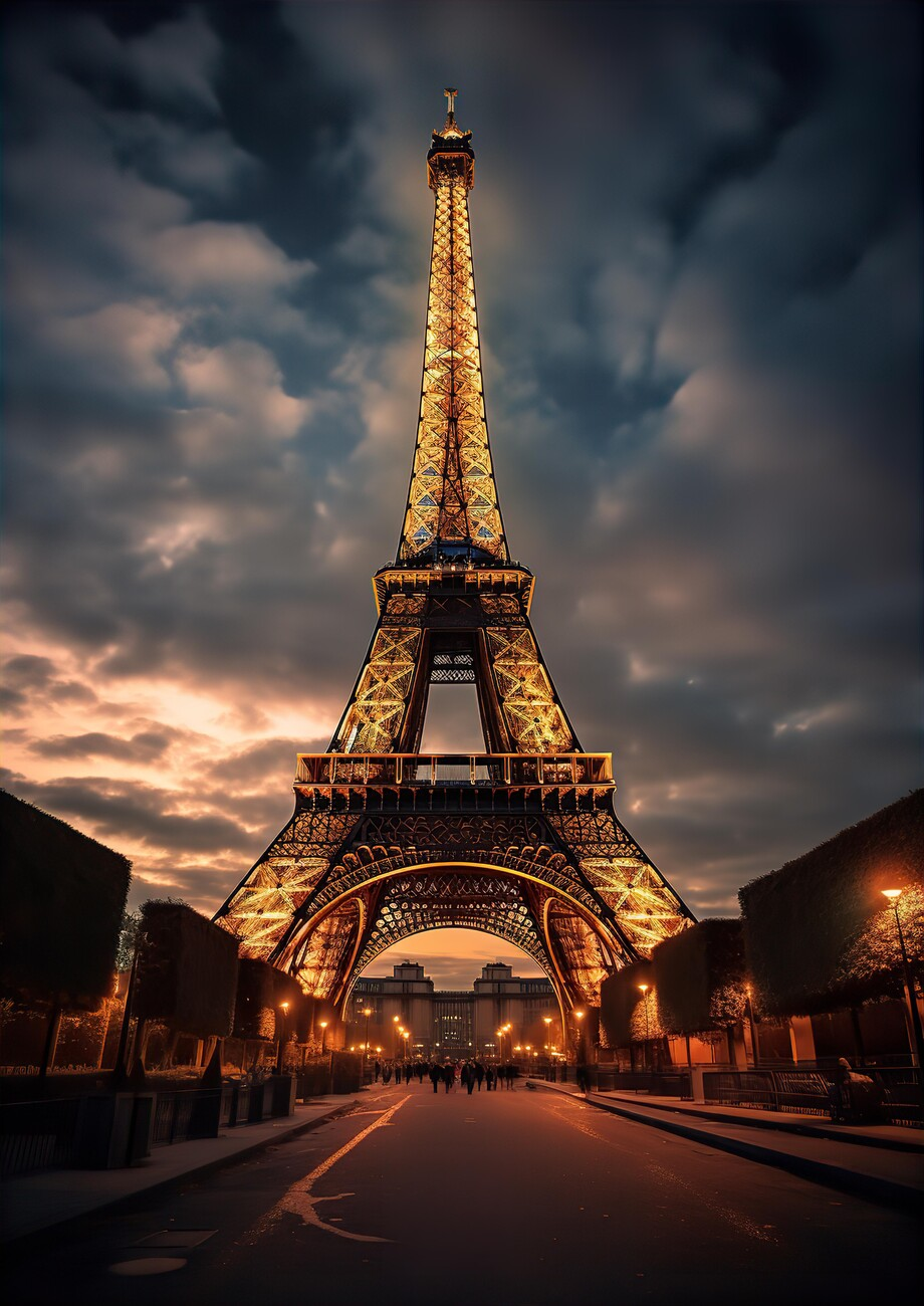 The Eiffel Tower is seen by millions of tourists each year