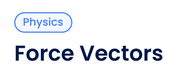 Vector diagram showing force addition