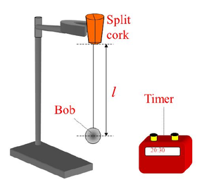 Pendulum setup diagram