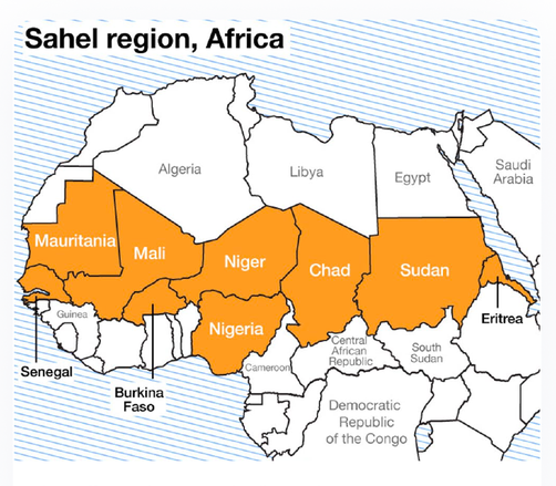 Sahel region, Africa