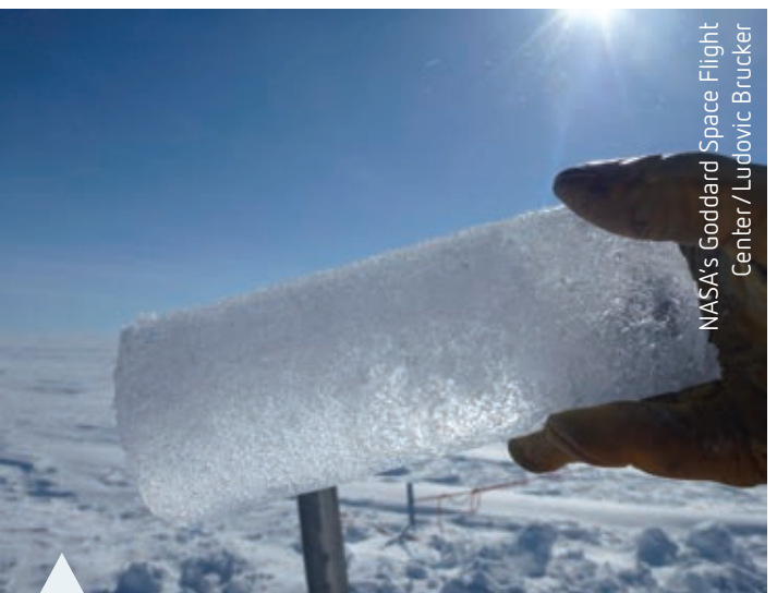 Ice core analysis.