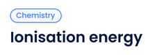 Ionisation energy diagram