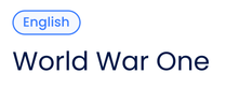 World War One Timeline